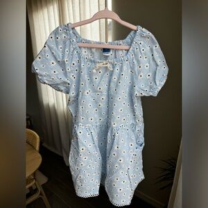 Old navy toddler girl 3t blue floral spring dress
